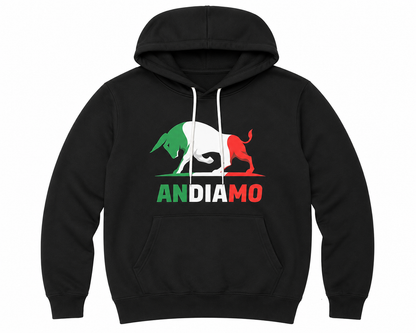 Italian (Green, White,& Red ) fleece Hoodie