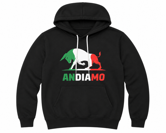 Italian (Green, White,& Red ) fleece Hoodie