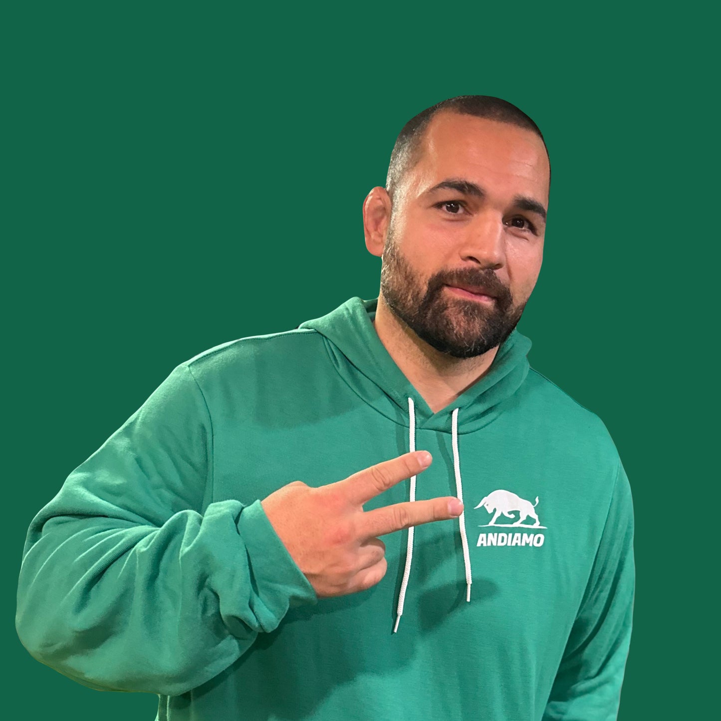 Kelly Green/ White Pull over