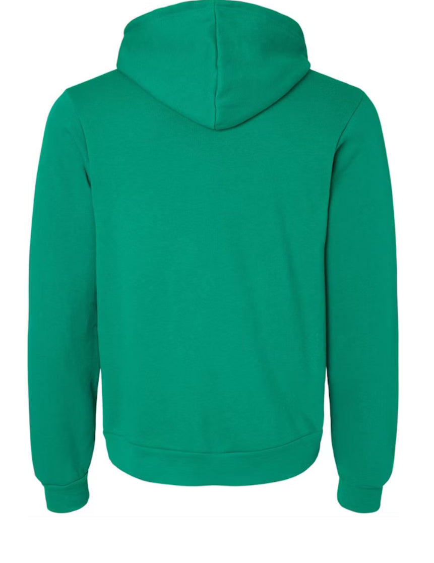 Kelly Green/ White Pull over