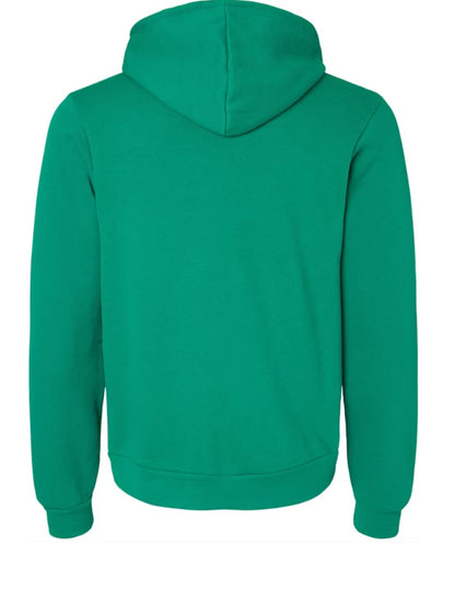 Kelly Green/ White Fleece Pull over