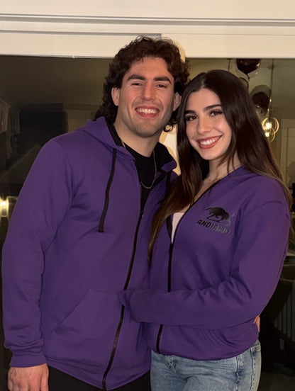 Purple Andiamo Zip Up