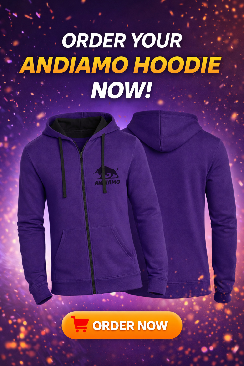 Purple Andiamo Zip Up