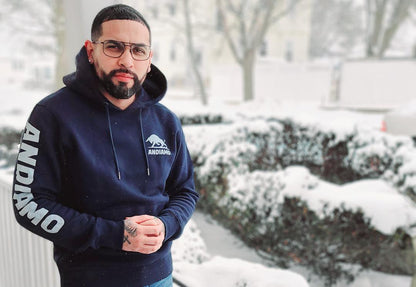 NAVY PULLOVER w/ Sleeve