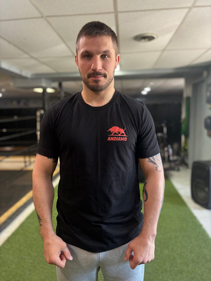 ANDIAMO BASICS (red logo) T-shirt