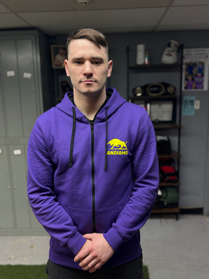 Purple Andiamo Zip Up