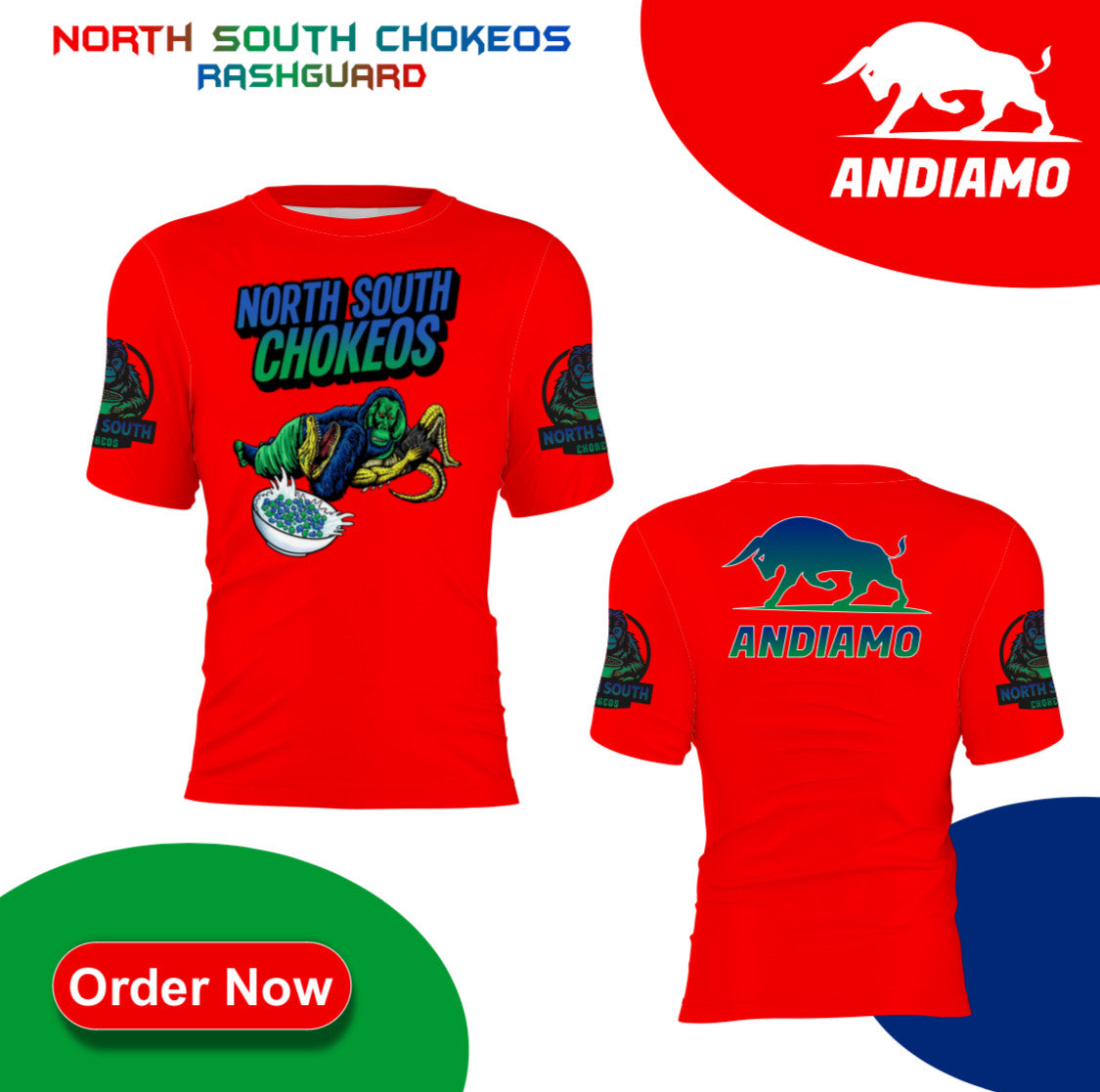 North South Chokeos Rashguard